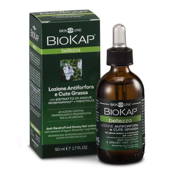 BIOKAP LOTION ANTI-PELLICULAIRE ET CUIR CHEVEU GRASS 50ML