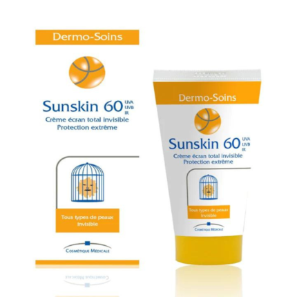 SUNSKIN 60 DERMO SOINS CREME SOLAIRE TUBE 50ML