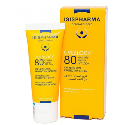 ISISPHARMA UVEBLOCK SPF80 INVISIBLE CREME 40ML REF COIVISI019