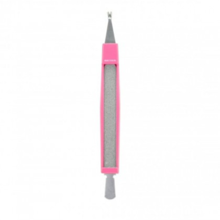 BETER COUPE CUTICULE A TRIPLE USAGE AVEC REPOUSSOIR ET LIME 12.5CM REF 24018