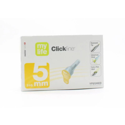 MYLIFE CLICKFINE AIGUILLES 5MM 31G B100