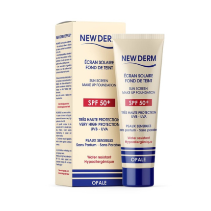 NEW DERM ECRAN SOLAIRE FOND DE TEINT SPF50+ 50ML OPALE