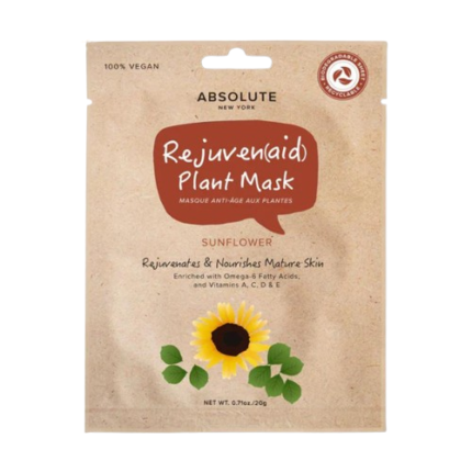 ABSOLUTE ABNY REJUVEN AID PLANT MASK SUNFLOWER REF SFVM02